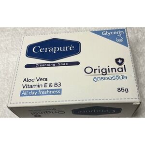 Cerapure Original Cleansing Soap 85g Aloe Vera Vitamin E B3 New Glycerin Bar